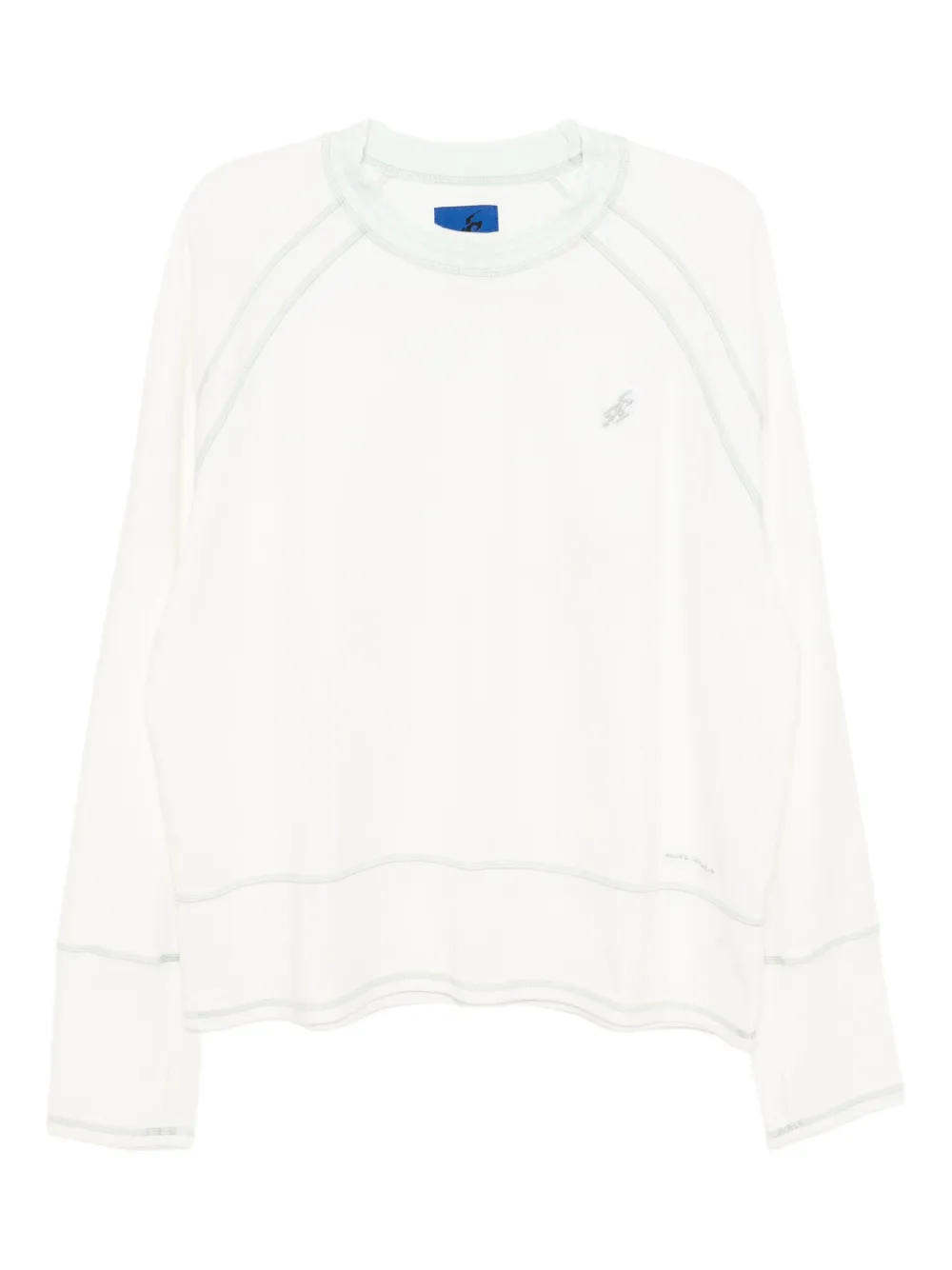 ASICS slogan-embroidered T-shirt | White | Image 1