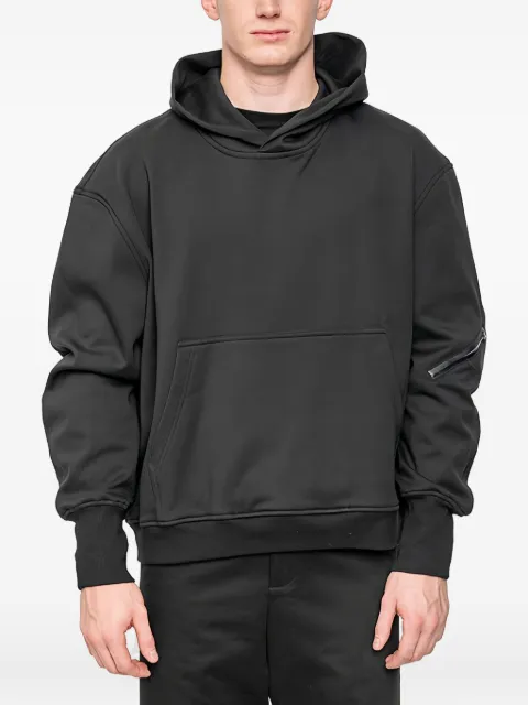 Joe Chia Moth zip-detail hoodie