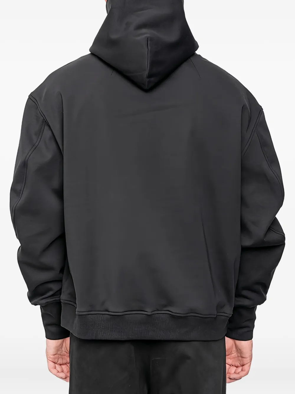 Joe Chia Moth Zip-detail Hoodie In Black