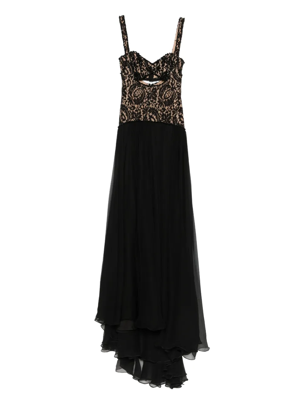 M.Marquise Melissa lace cut-out maxi dress | Black | Image 1