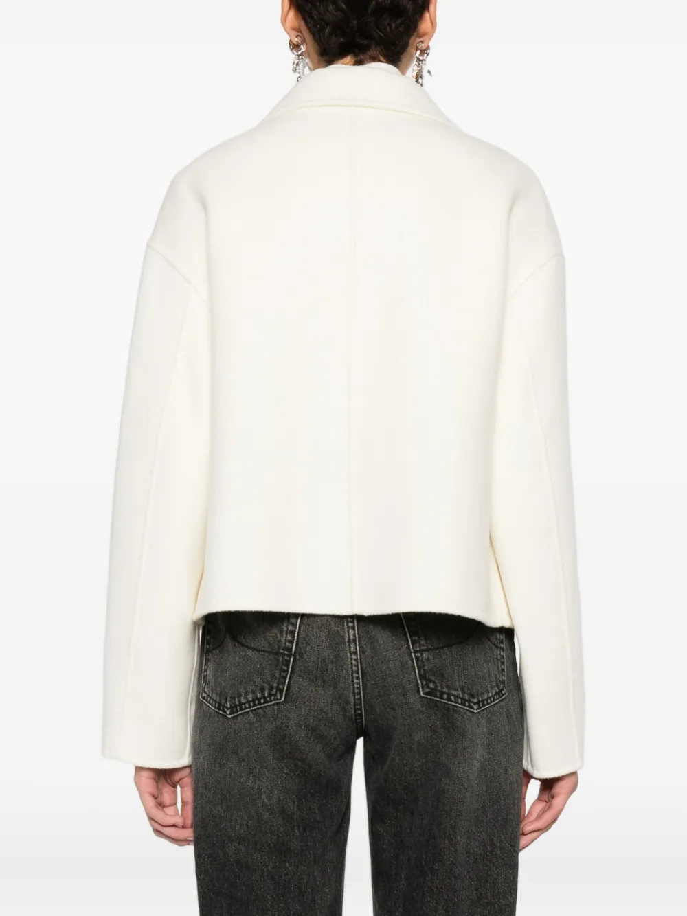 Arma Wollen jack met knopen Beige