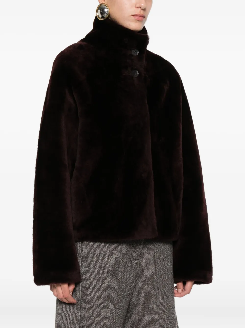 Arma Jack met hoge hals Rood