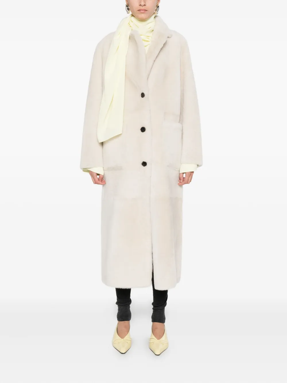 Arma lambskin single-breasted coat | Single Breasted Coats | Image 2