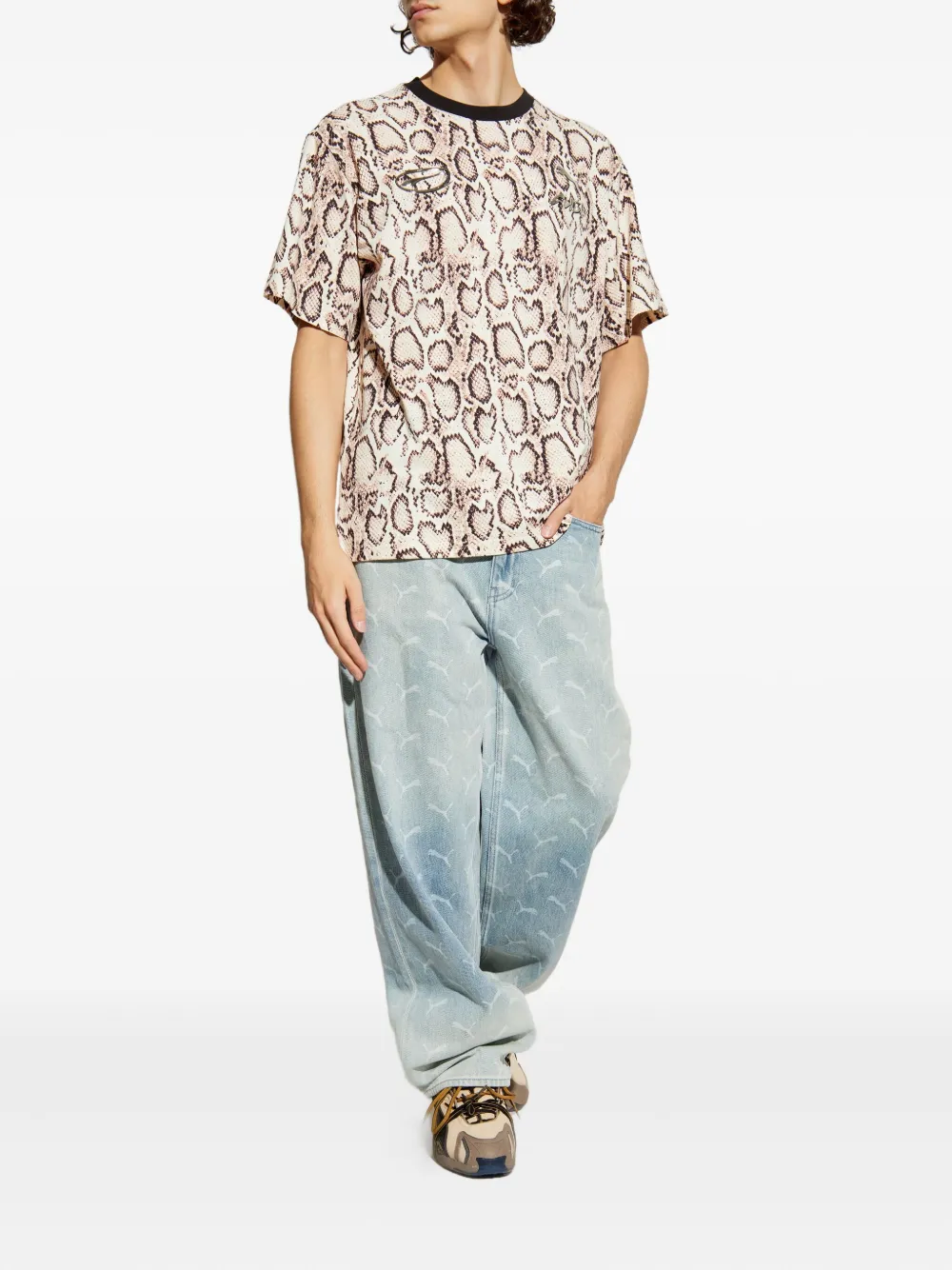 PUMA playera con logo de animal print | Playeras | Image 2