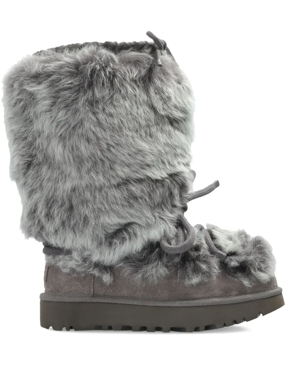 Ugg Chalet Lace-up Boots In Gray