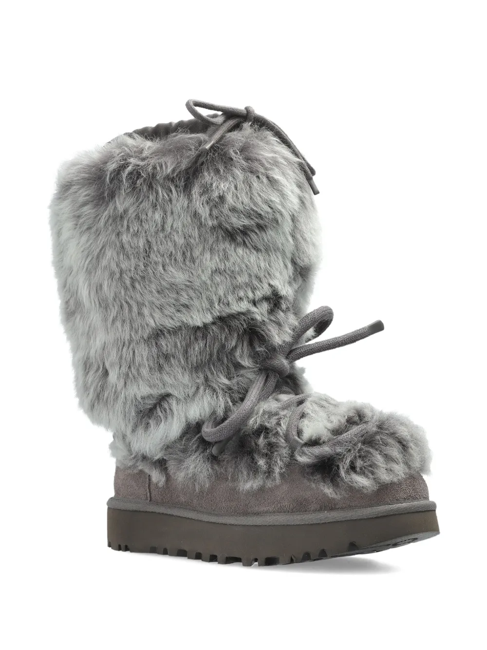 Ugg Chalet Lace-up Boots In Gray