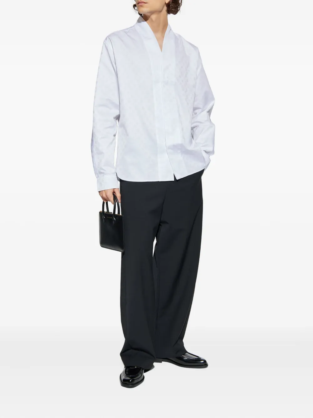 Casablanca Shirt met monogram - Wit
