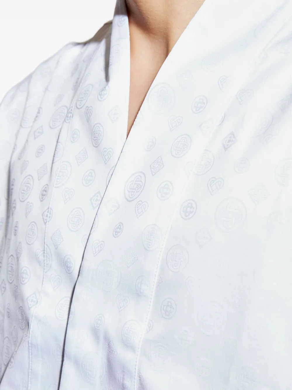 Casablanca Shirt met monogram Wit