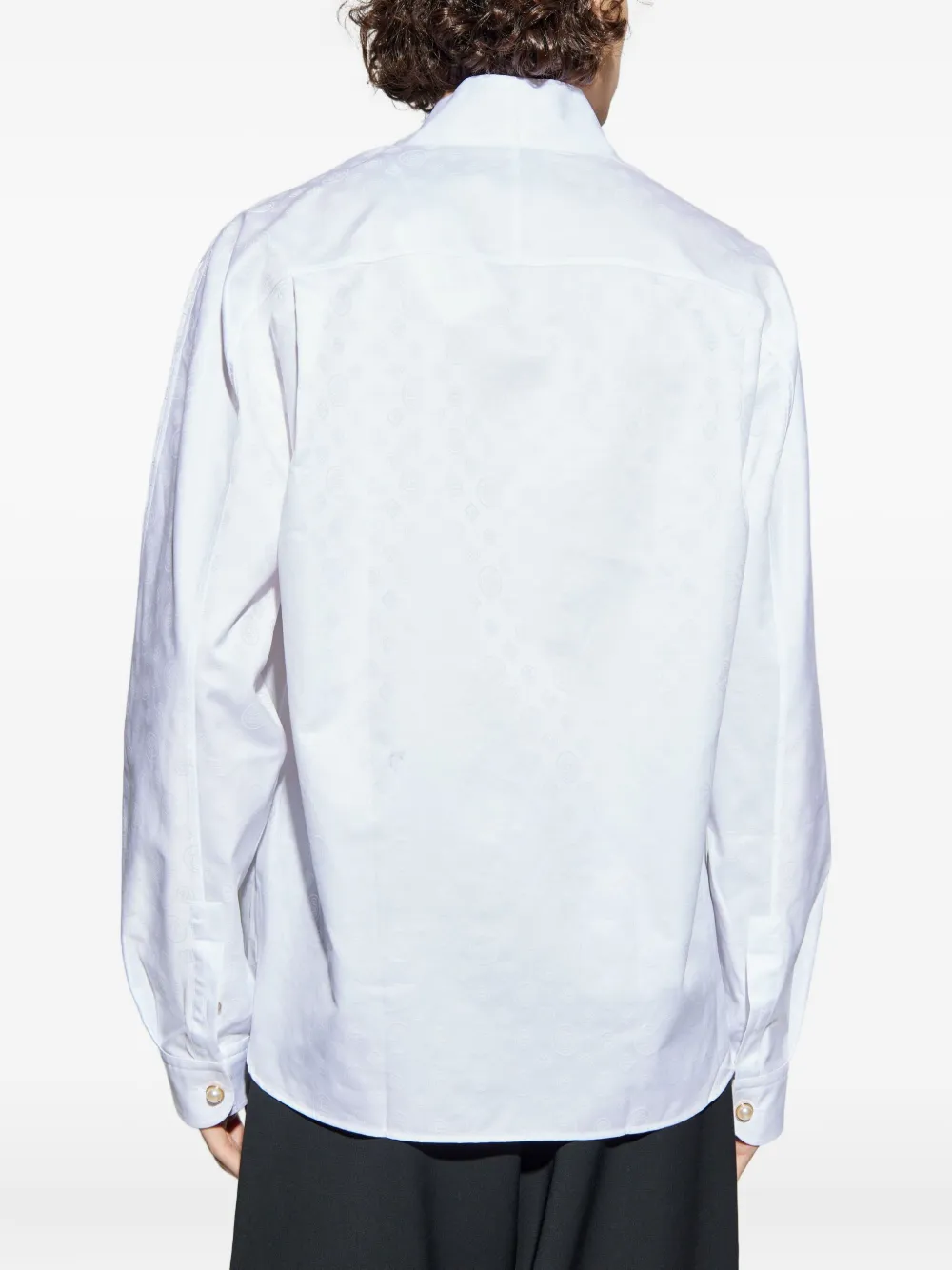 Casablanca Shirt met monogram Wit