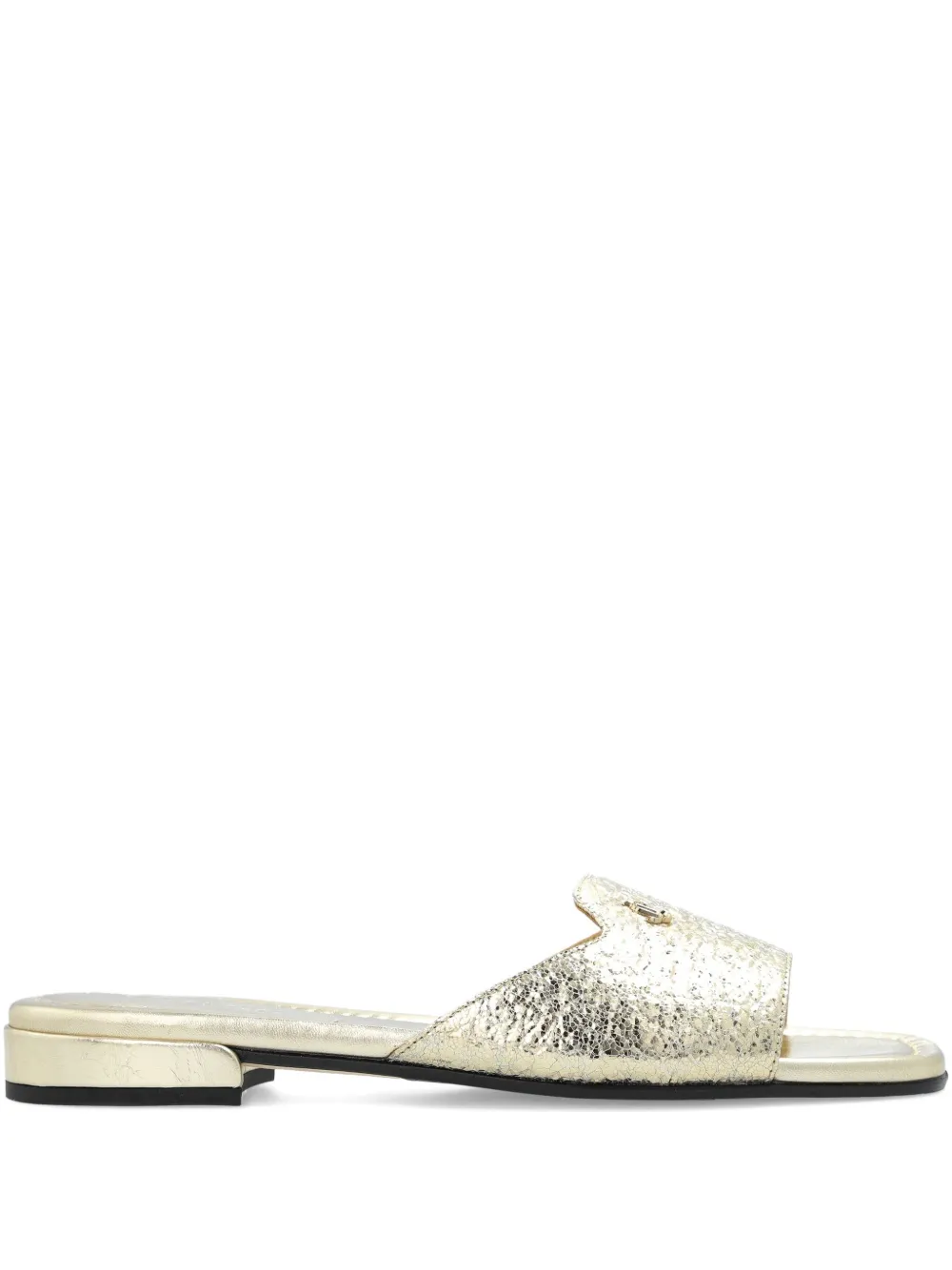 Jimmy Choo dina flat | Gold | Image 1
