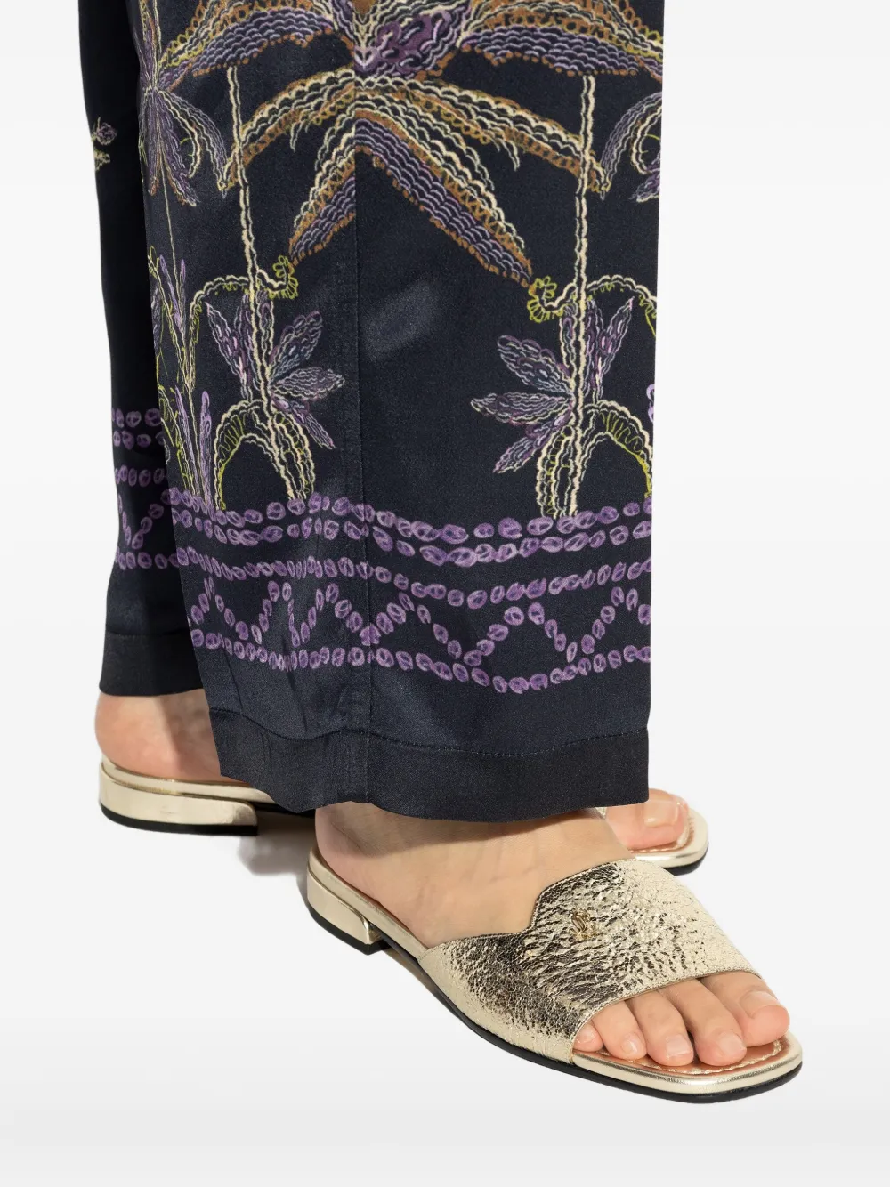 Jimmy Choo Dina ballerina's Goud