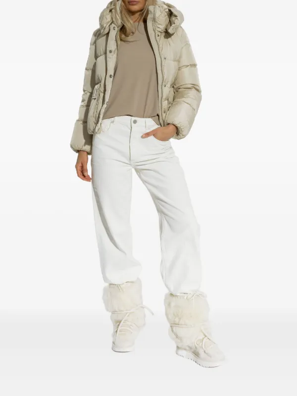 UGG Classic Tall Chalet Snow Boots | White | FARFETCH ID
