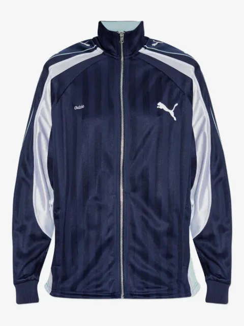 PUMA striped zip sweatshirt