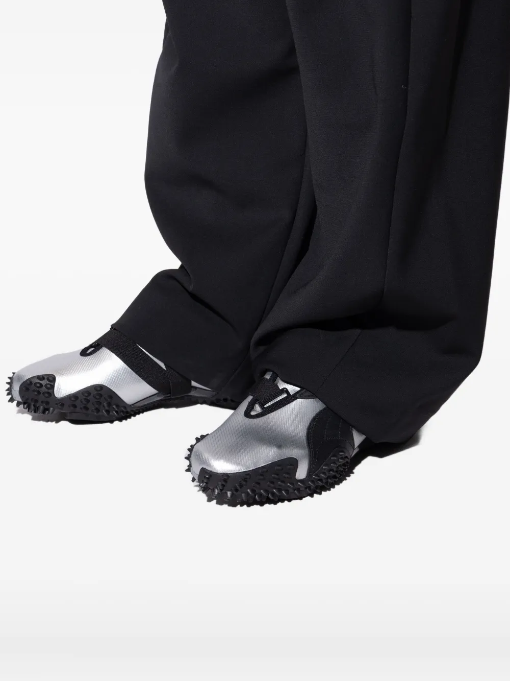 PUMA Sneakers met logodetail Zilver