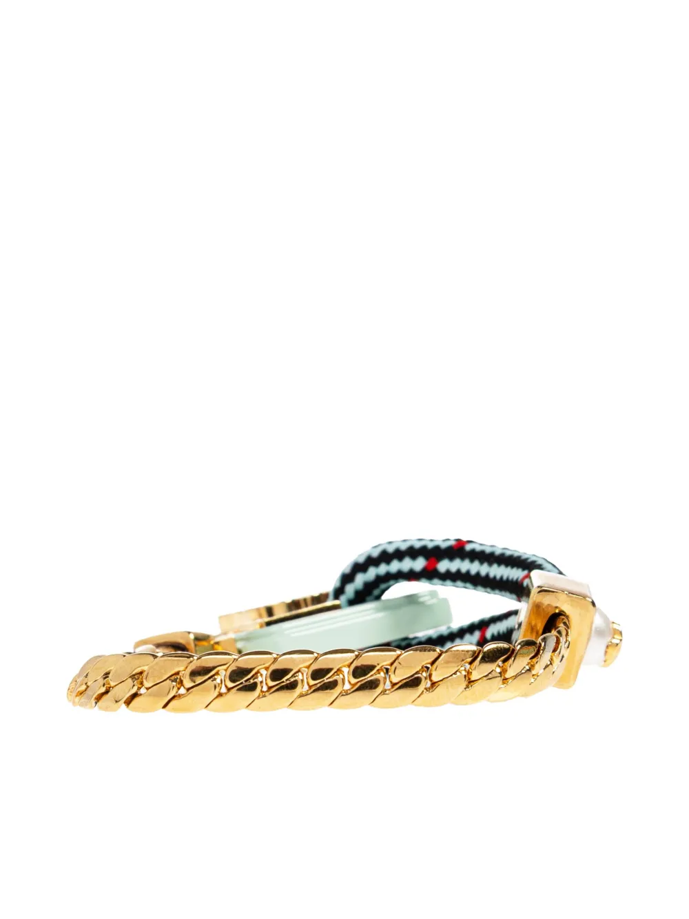 Casablanca Braided-chain Bracelet In Gold