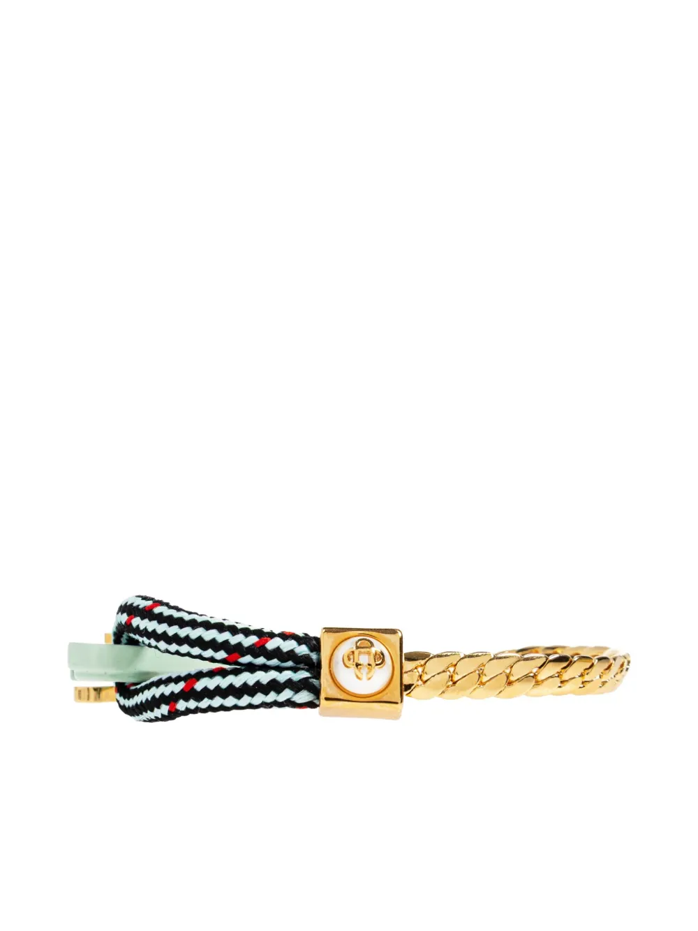 Casablanca Braided-chain Bracelet In Gold