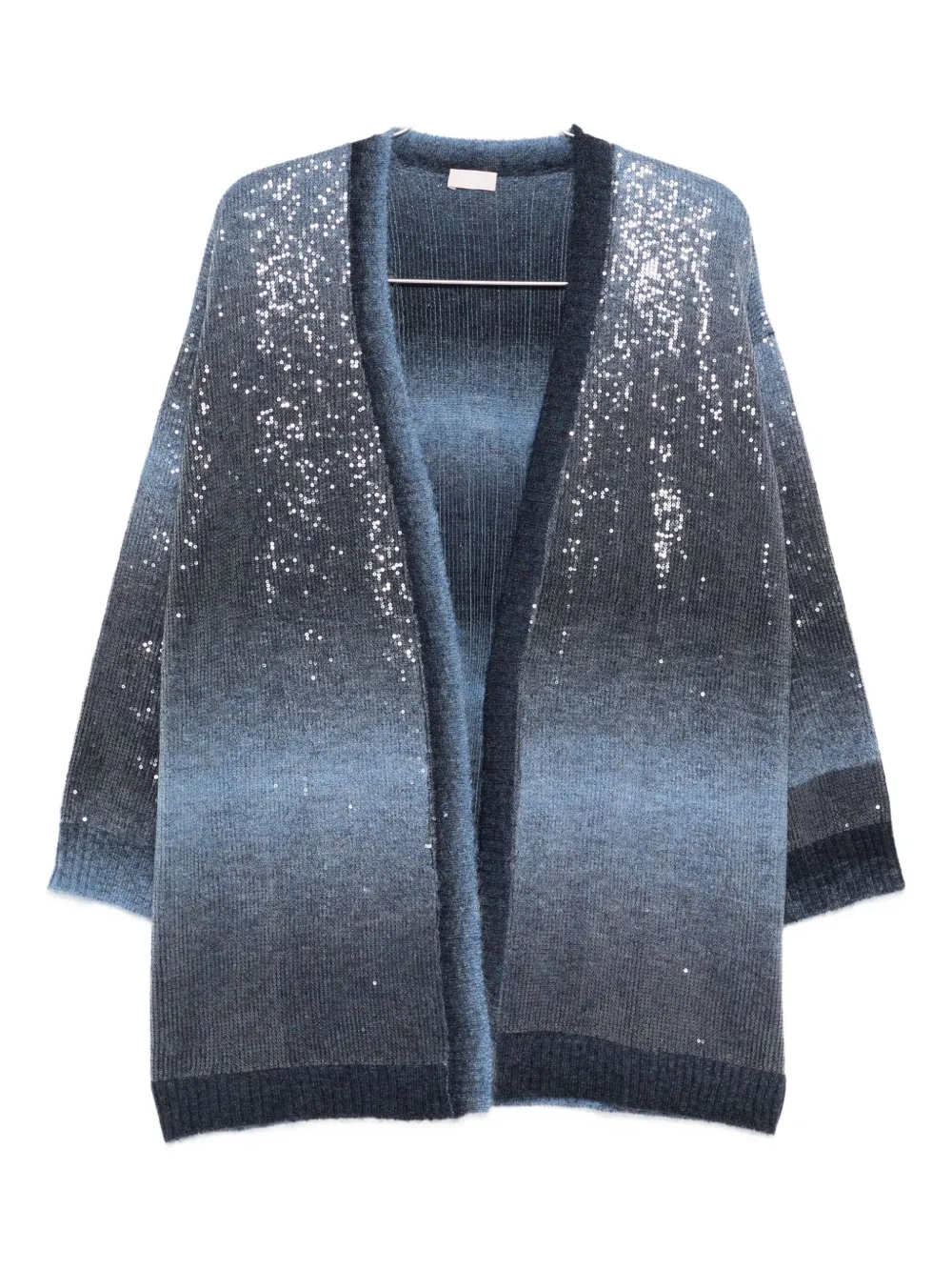LIU JO sequin-embellished cardigan | Blue | Image 1