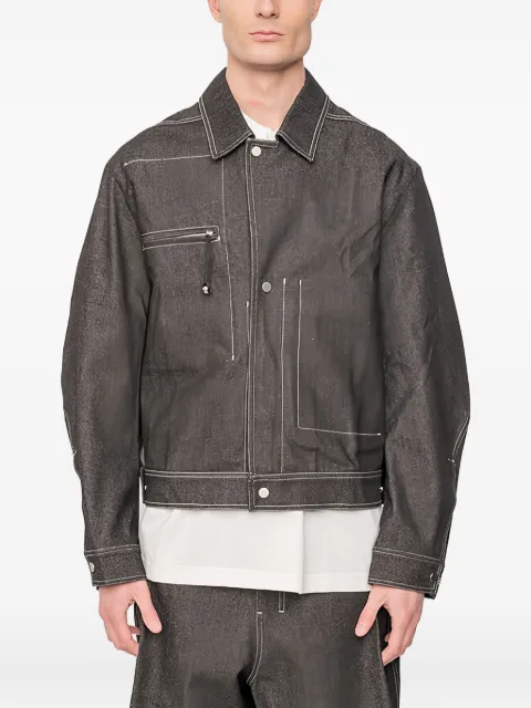Joe Chia zip-pocket denim jacket
