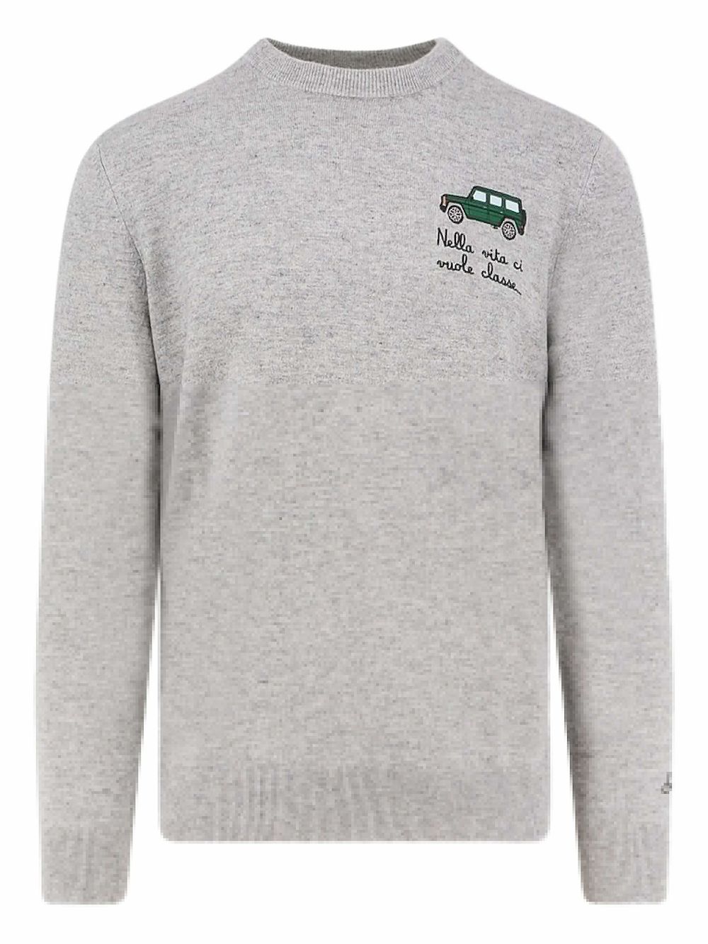 MC2 Saint Barth embroidered-motif sweater | Grey | Image 1
