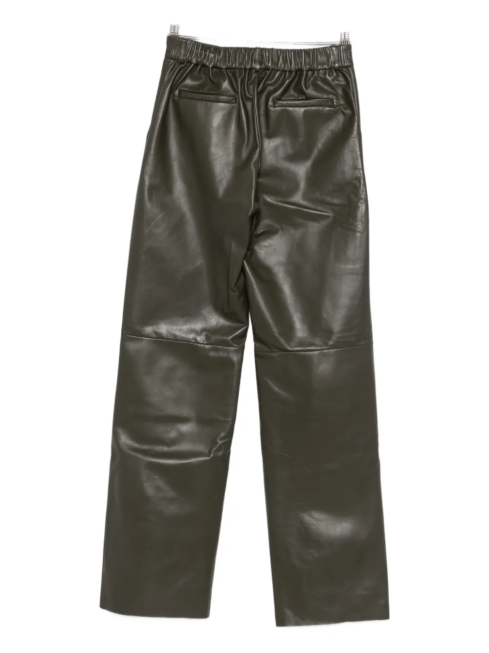 Antonelli Leren broek - Groen