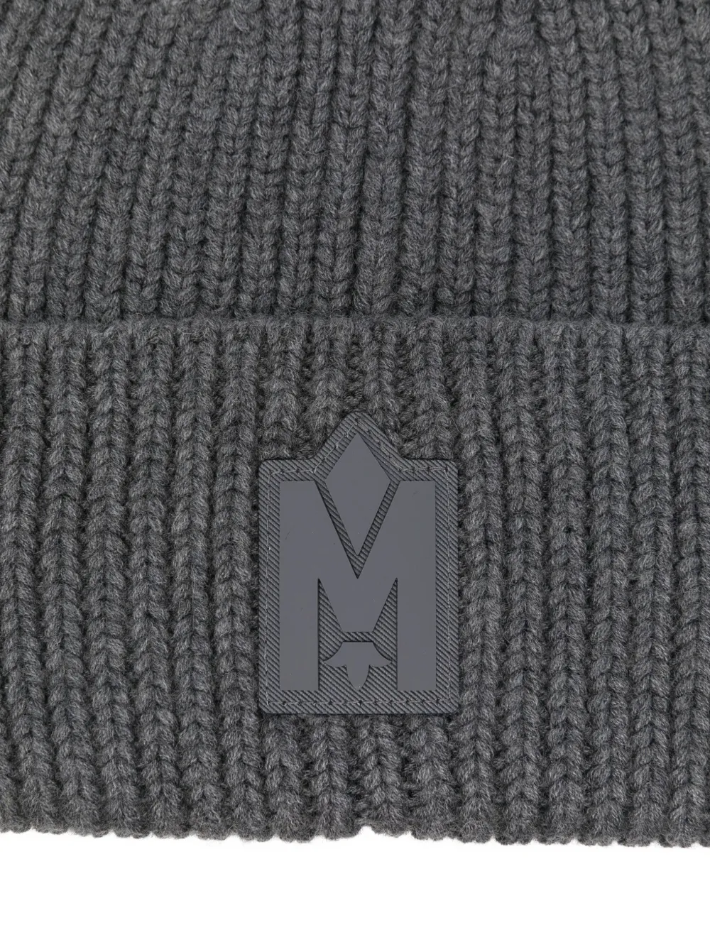 Mackage Logo-patch Beanie In Gray