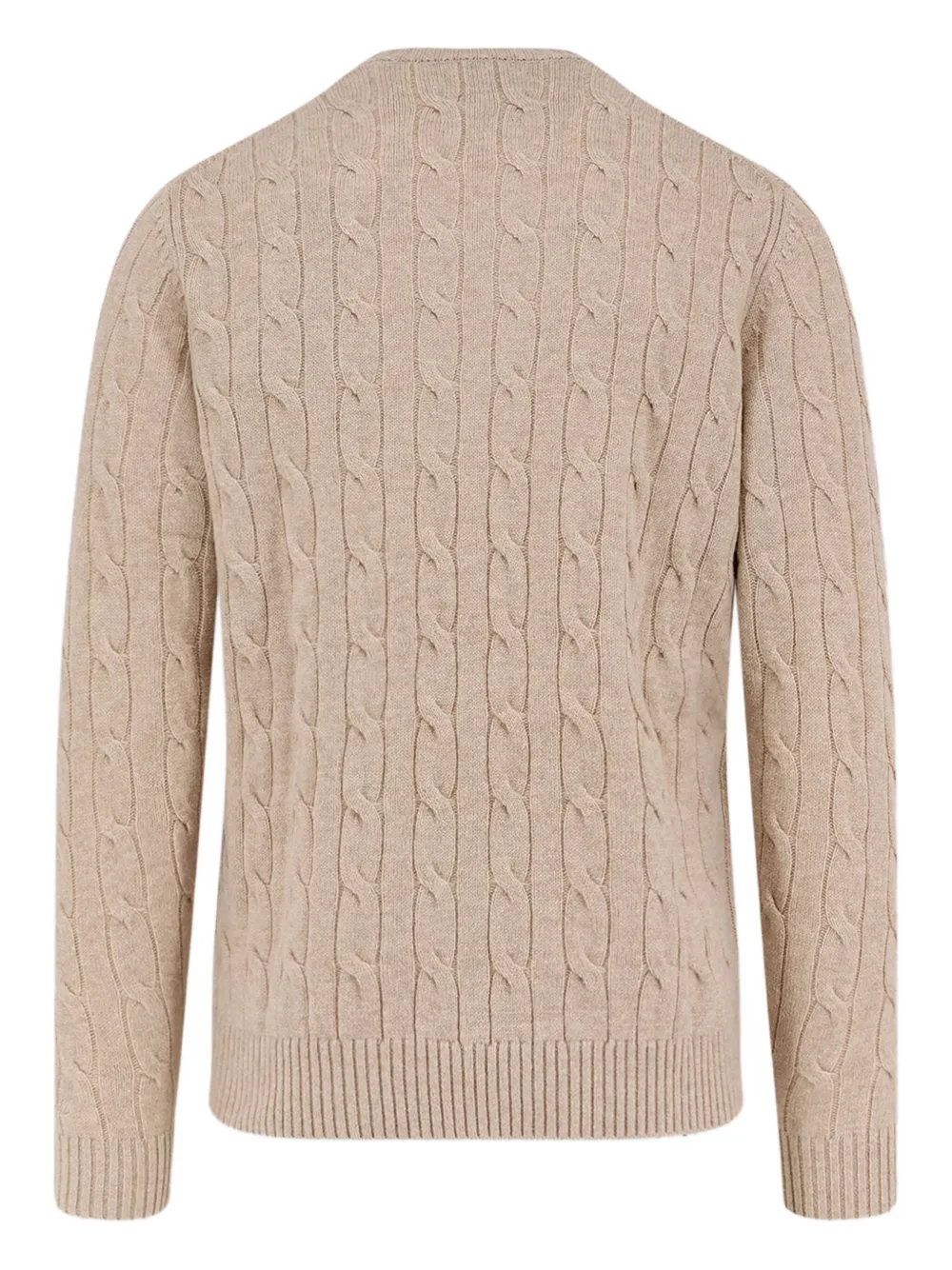 MC2 Saint Barth cable-knit wool sweater - Beige