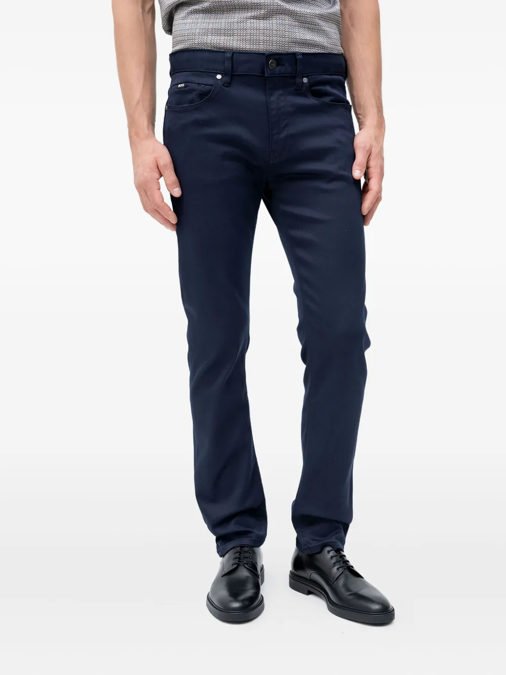 BOSS Delaware logo-patch jeans | Blue | Image 1