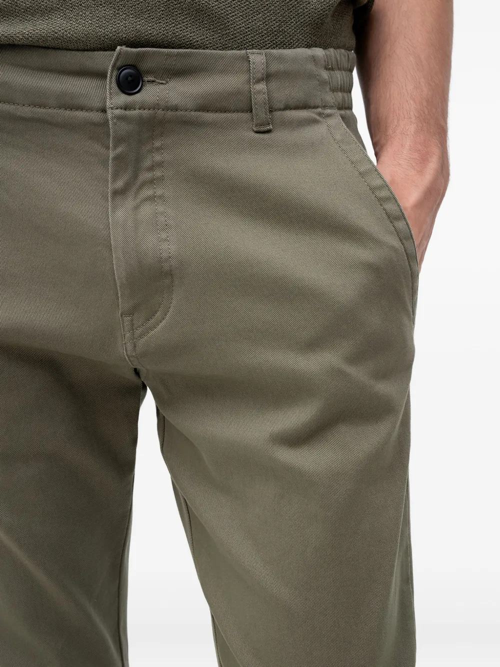 BOSS Sanderson broek met trekkoord Groen