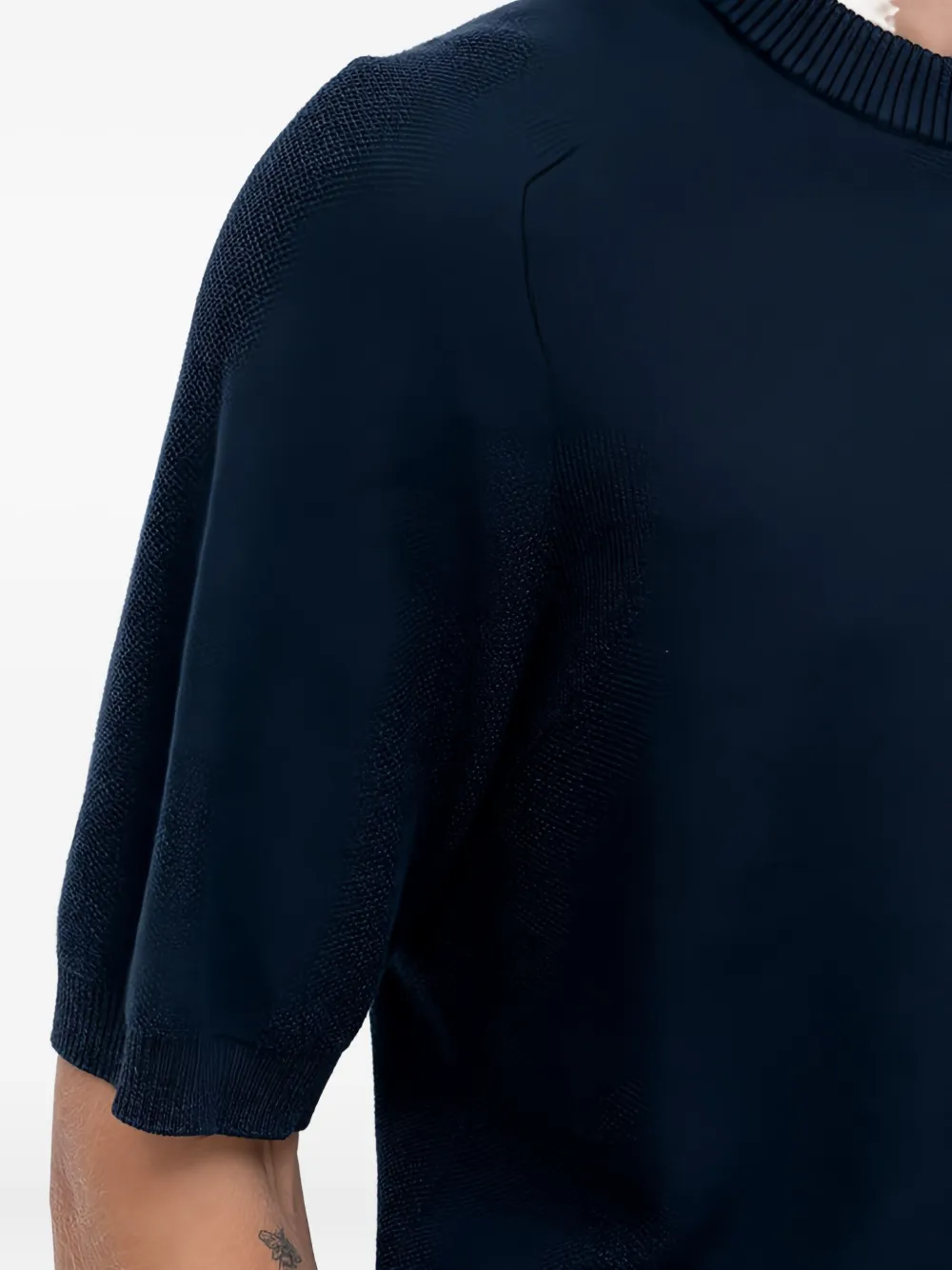 BOSS Trui met korte mouwen Blauw