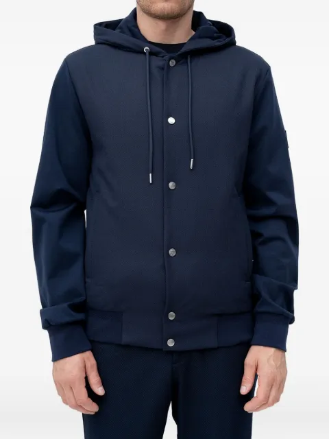 BOSS hooded buttoned jacket