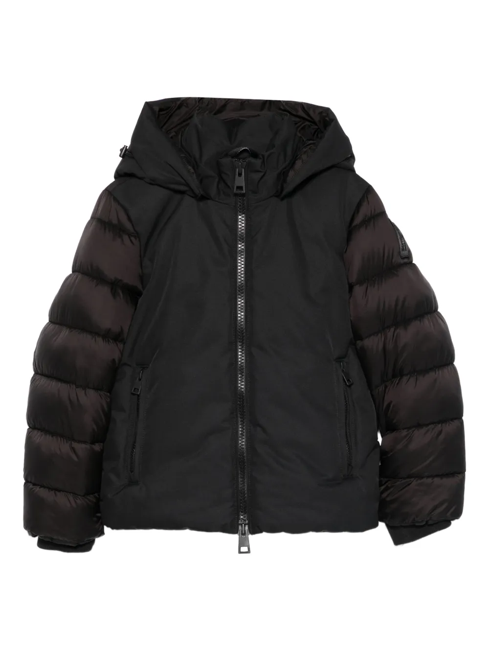 BOMBOOGIE KIDS padded hooded jacket | Black | Image 1