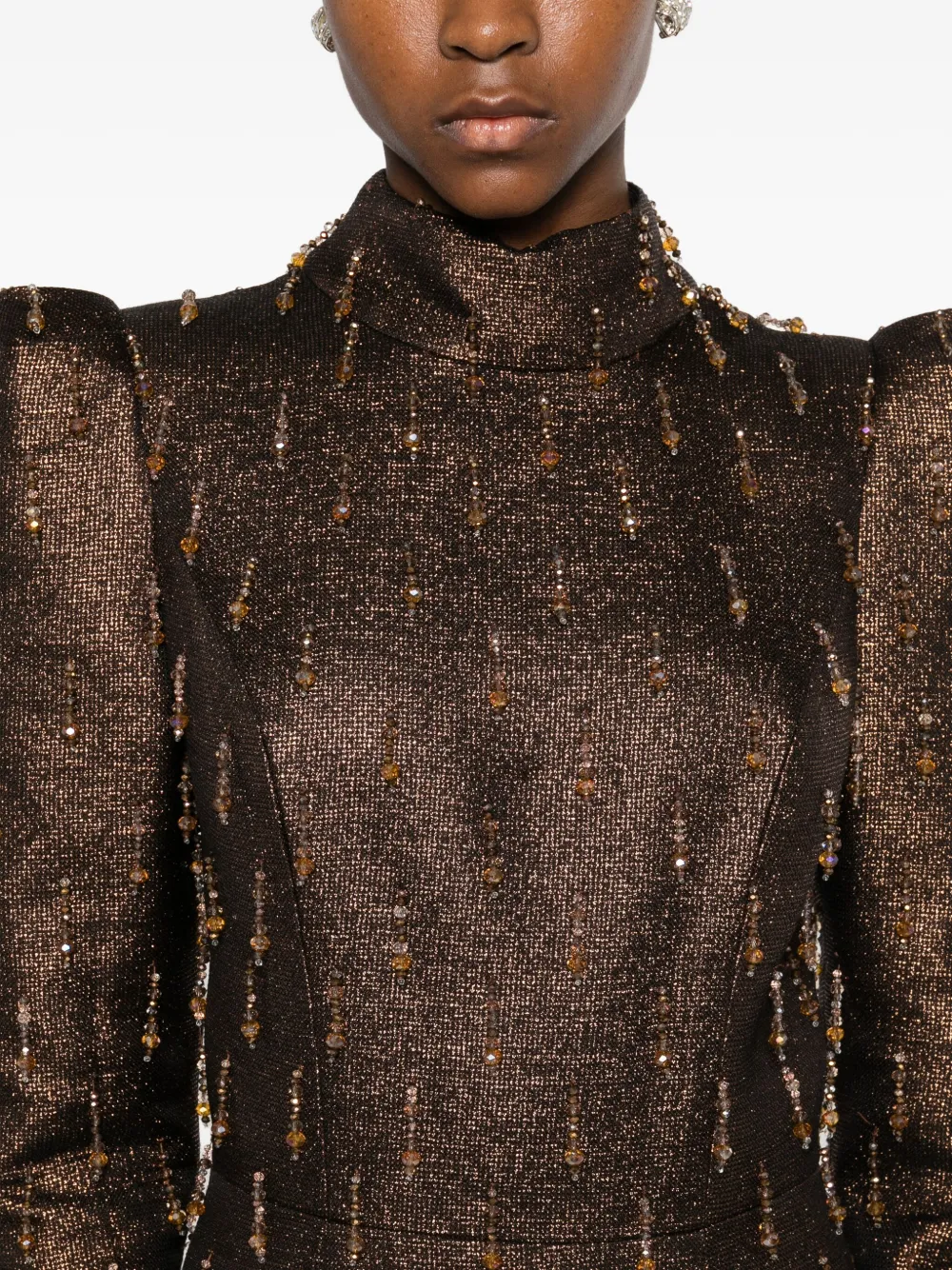 M.marquise Lora Dress In Brown