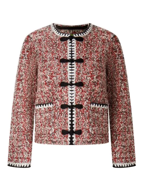Shanghai Tang tweed bow jacket