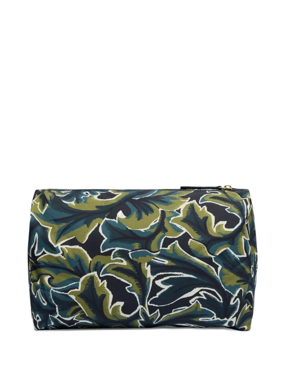 Inoui Editions Leaf Animal-print Clutch Bag In Multi