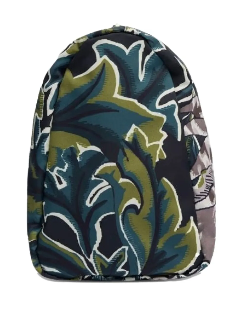 Inoui Editions Leaf Animal-print Clutch Bag In Multi