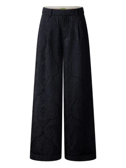 Shanghai Tang jacquard tang trousers