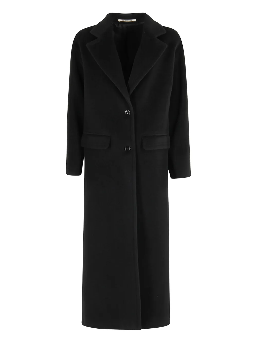 Tagliatore Carine Flap-pocket Coat In Black