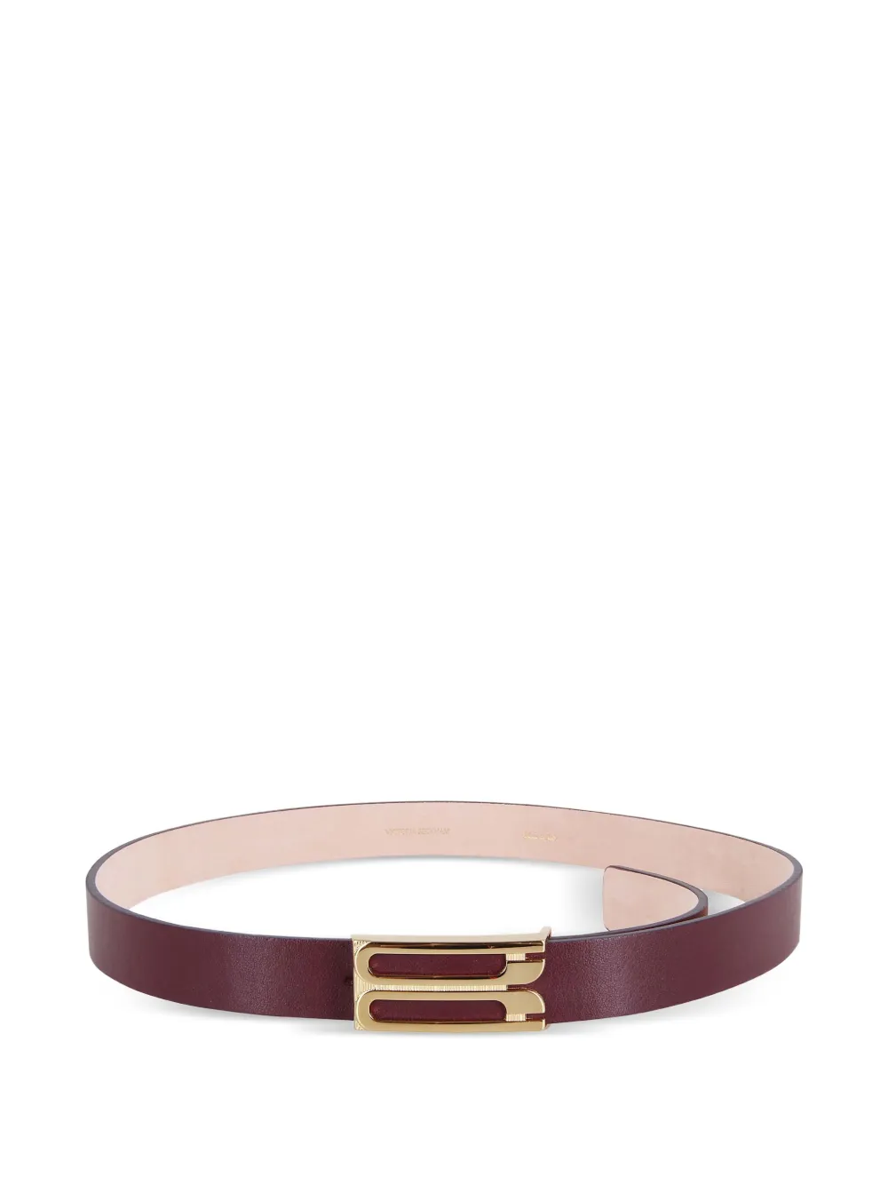 Victoria Beckham Jumbo Dorian buckle belt - Rosso