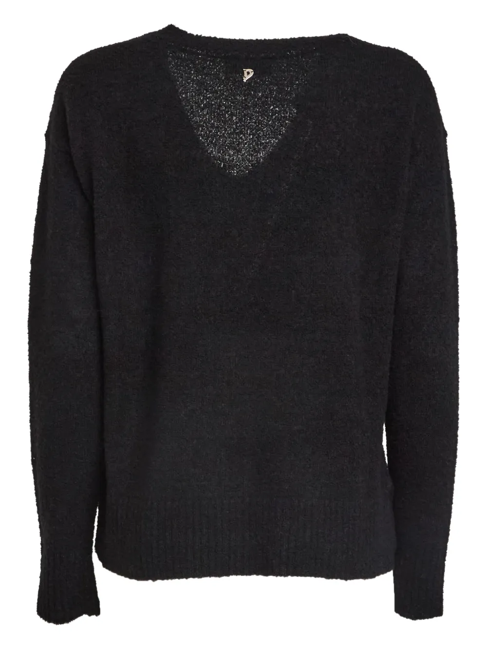 Dondup V-neck Sweater In Black