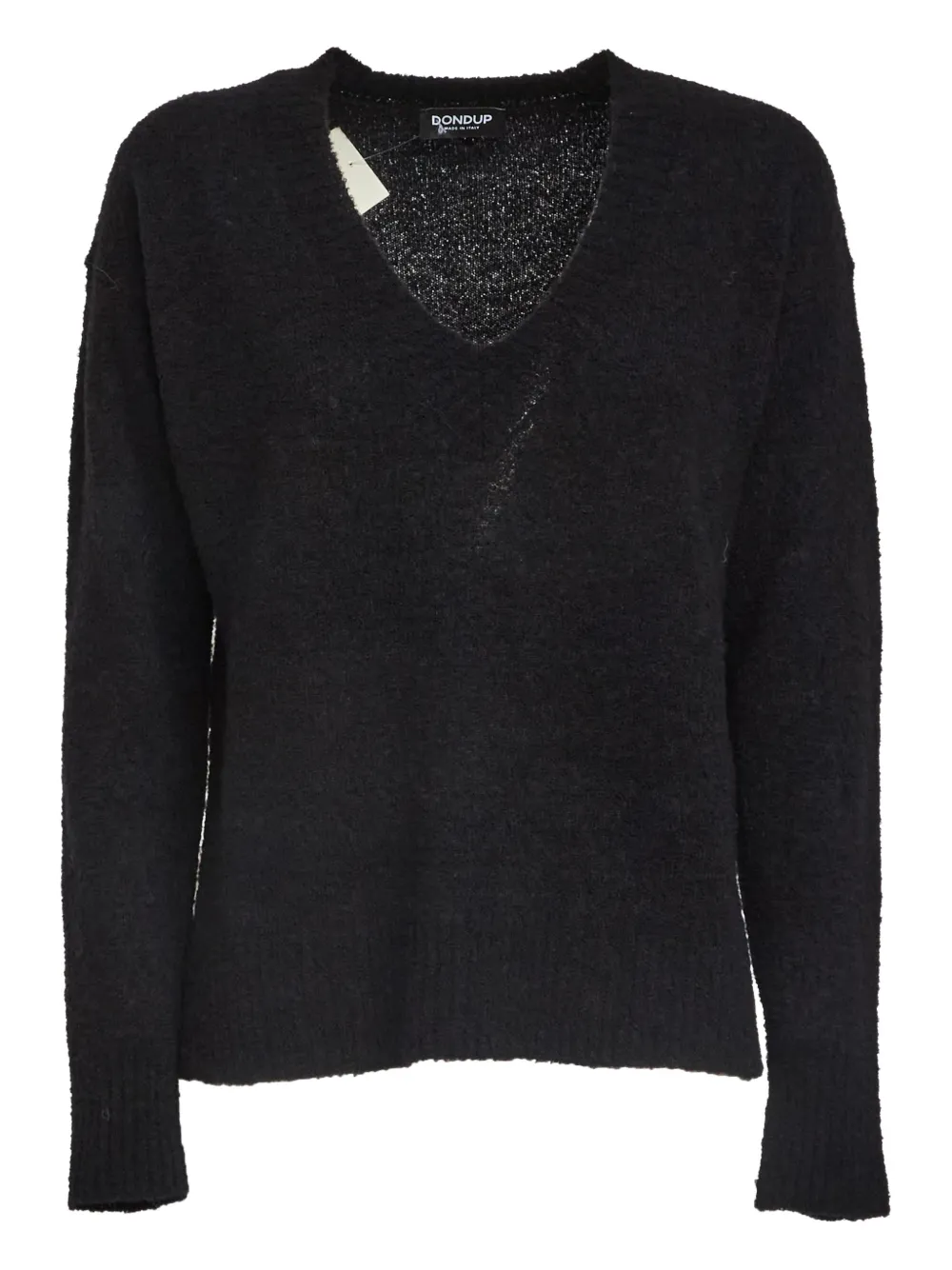 Dondup V-neck Sweater In Black