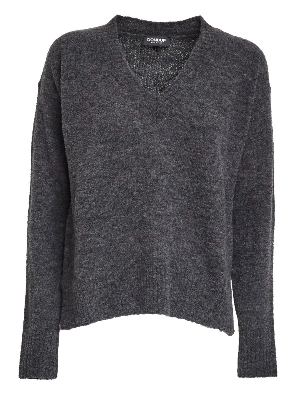 Dondup V-neck Sweater In Gray