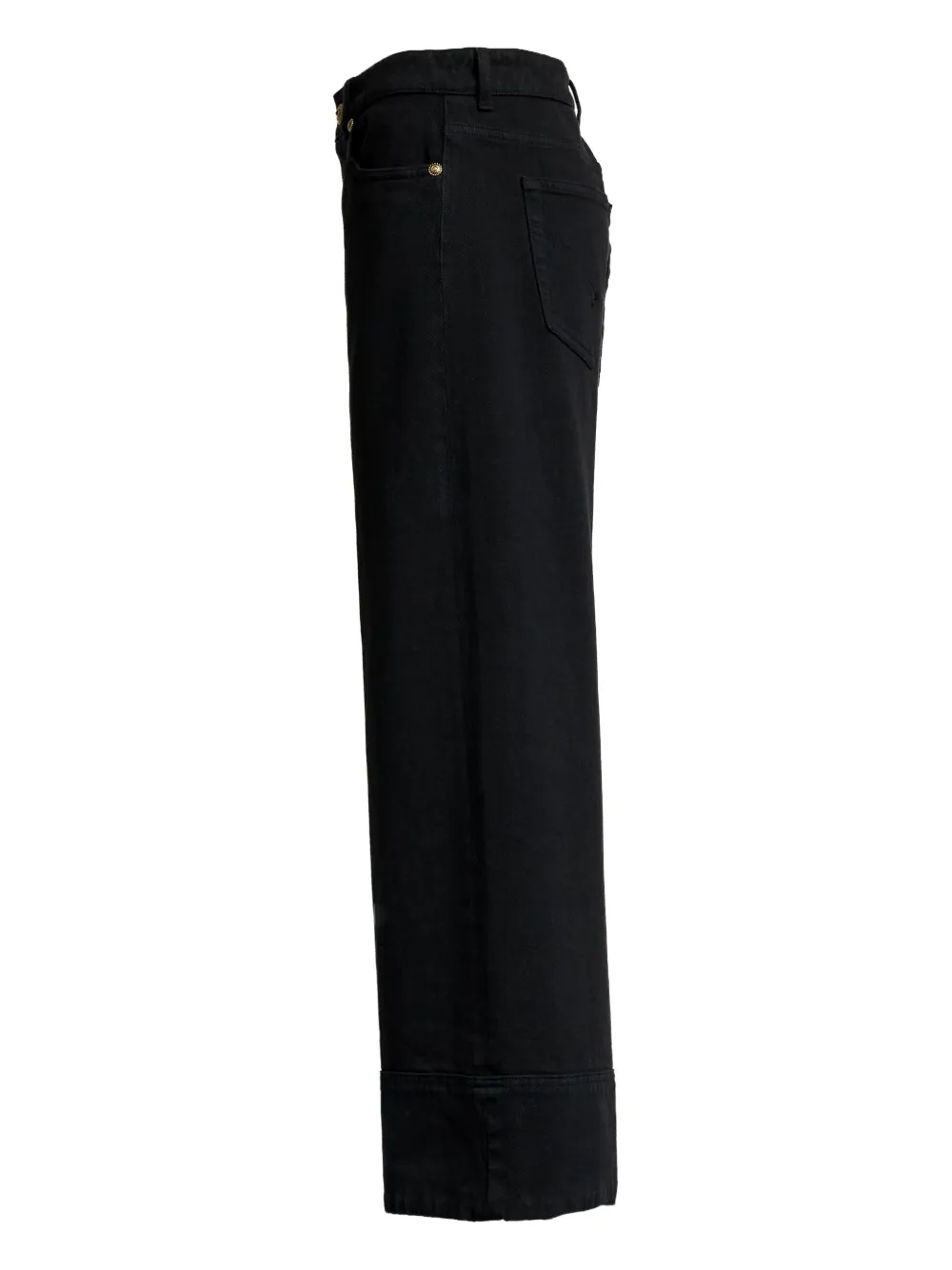 Dondup Button-fastening Jeans In Black