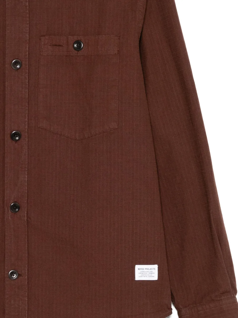 Norse Projects Algot overhemd Rood