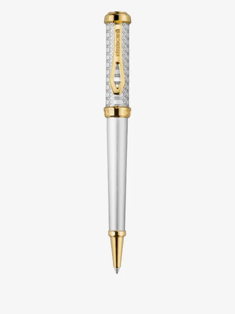 Roberto Cavalli two-tone engraved pen