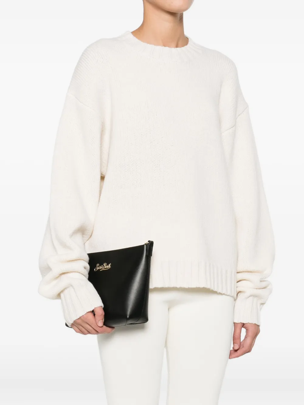 Mc2 Saint Barth Aline Cross Body Bag In Black