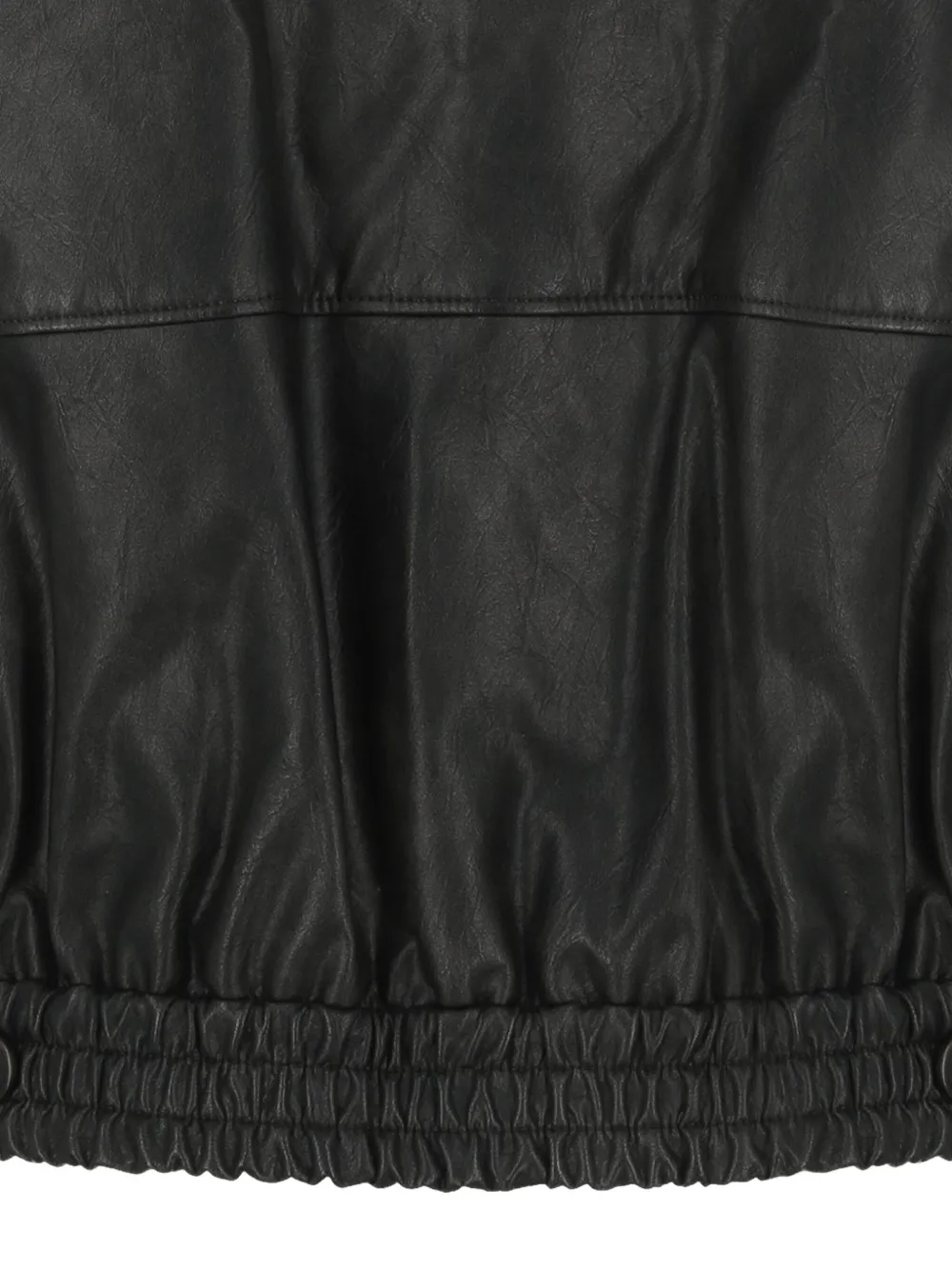Amomento Zip-up Bomber Jacket In Black