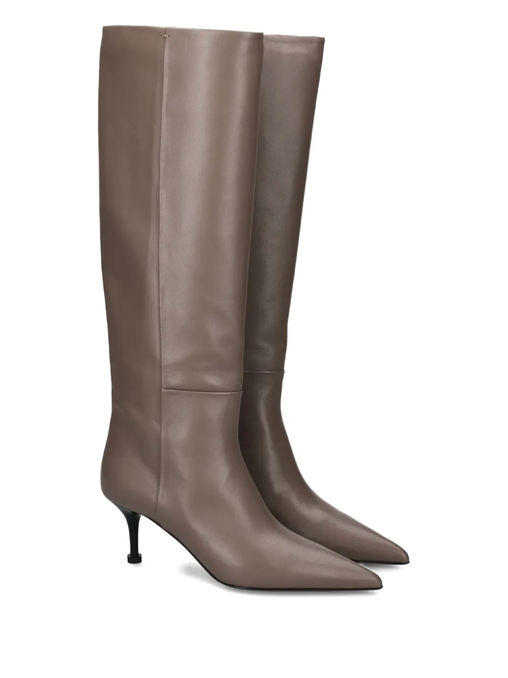 Premiata 65mm Pointed Heeled Boot In Gray