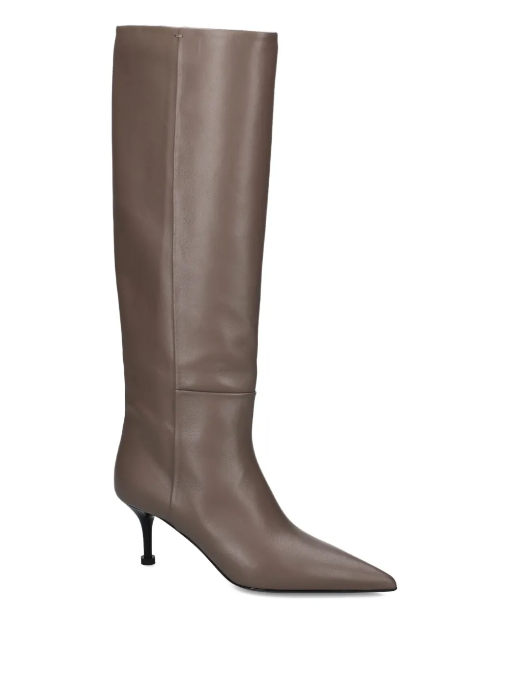 Premiata 65mm Pointed Heeled Boot In Gray