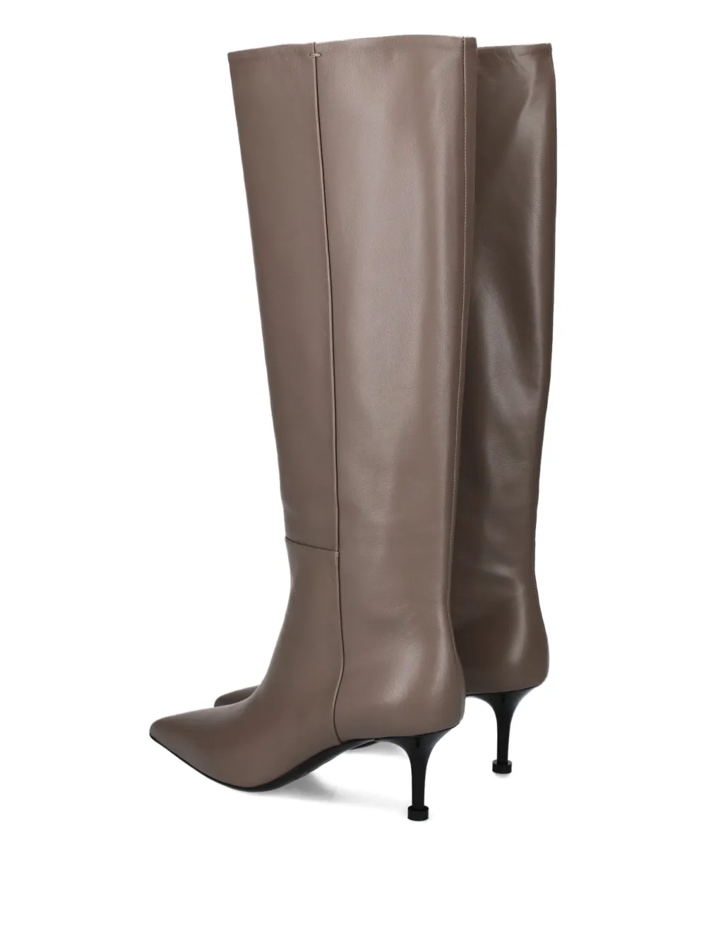 Premiata 65mm Pointed Heeled Boot In Gray