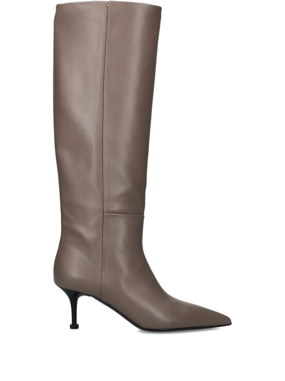 Premiata 65mm Pointed Heeled Boot In Gray